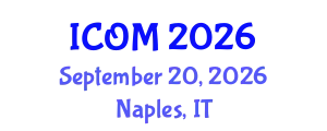 International Conference on Obesity Medicine (ICOM) September 20, 2026 - Naples, Italy