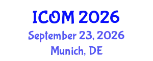 International Conference on Obesity Medicine (ICOM) September 23, 2026 - Munich, Germany