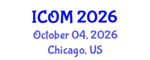 International Conference on Obesity Medicine (ICOM) October 04, 2026 - Chicago, United States