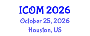 International Conference on Obesity Medicine (ICOM) October 25, 2026 - Houston, United States