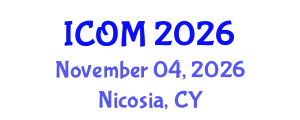 International Conference on Obesity Medicine (ICOM) November 04, 2026 - Nicosia, Cyprus