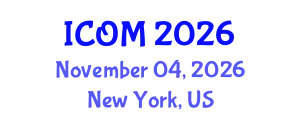 International Conference on Obesity Medicine (ICOM) November 04, 2026 - New York, United States