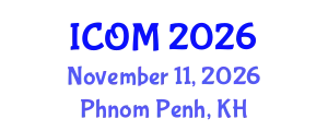International Conference on Obesity Medicine (ICOM) November 11, 2026 - Phnom Penh, Cambodia