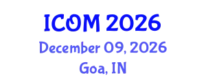 International Conference on Obesity Medicine (ICOM) December 09, 2026 - Goa, India