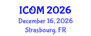 International Conference on Obesity Medicine (ICOM) December 16, 2026 - Strasbourg, France