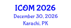 International Conference on Obesity Medicine (ICOM) December 30, 2026 - Karachi, Pakistan