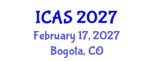 International Conference on Applied Statistics (ICAS) February 17, 2027 - Bogota, Colombia