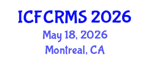 International Conference on Financial Crime and Risk Management Systems (ICFCRMS) May 18, 2026 - Montreal, Canada