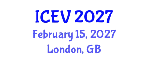 International Conference on Electric Vehicles (ICEV) February 15, 2027 - London, United Kingdom