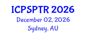 International Conference on Police Studies, Policing Theory and Research (ICPSPTR) December 02, 2026 - Sydney, Australia