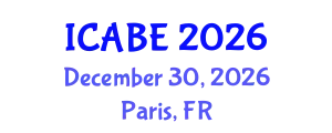 International Conference on Advances in Bilingual Education (ICABE) December 30, 2026 - Paris, France