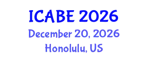International Conference on Advances in Bilingual Education (ICABE) December 20, 2026 - Honolulu, United States