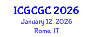 International Conference on Geopolymer Cement and Geopolymer Concrete (ICGCGC) January 12, 2026 - Rome, Italy