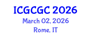 International Conference on Geopolymer Cement and Geopolymer Concrete (ICGCGC) March 02, 2026 - Rome, Italy