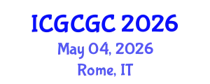 International Conference on Geopolymer Cement and Geopolymer Concrete (ICGCGC) May 04, 2026 - Rome, Italy