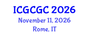 International Conference on Geopolymer Cement and Geopolymer Concrete (ICGCGC) November 11, 2026 - Rome, Italy