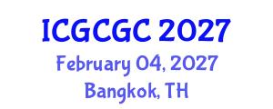 International Conference on Geopolymer Cement and Geopolymer Concrete (ICGCGC) February 04, 2027 - Bangkok, Thailand