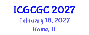 International Conference on Geopolymer Cement and Geopolymer Concrete (ICGCGC) February 18, 2027 - Rome, Italy