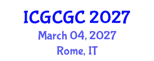 International Conference on Geopolymer Cement and Geopolymer Concrete (ICGCGC) March 04, 2027 - Rome, Italy