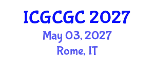 International Conference on Geopolymer Cement and Geopolymer Concrete (ICGCGC) May 03, 2027 - Rome, Italy