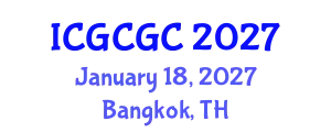 International Conference on Geopolymer Cement and Geopolymer Concrete (ICGCGC) January 18, 2027 - Bangkok, Thailand