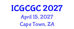 International Conference on Geopolymer Cement and Geopolymer Concrete (ICGCGC) April 15, 2027 - Cape Town, South Africa