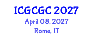 International Conference on Geopolymer Cement and Geopolymer Concrete (ICGCGC) April 08, 2027 - Rome, Italy