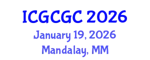 International Conference on Geopolymer Cement and Geopolymer Concrete (ICGCGC) January 19, 2026 - Mandalay, Myanmar