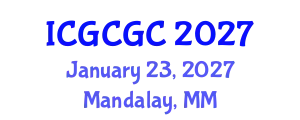 International Conference on Geopolymer Cement and Geopolymer Concrete (ICGCGC) January 23, 2027 - Mandalay, Myanmar