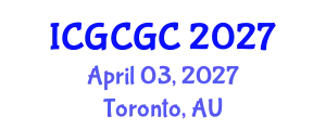 International Conference on Geopolymer Cement and Geopolymer Concrete (ICGCGC) April 03, 2027 - Toronto, Australia