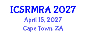 International Conference on Structural Reliability Methods and Reliability Analysis (ICSRMRA) April 15, 2027 - Cape Town, South Africa