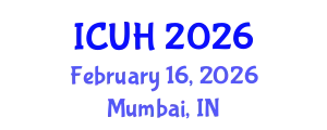 International Conference on Urban Health (ICUH) February 16, 2026 - Mumbai, India
