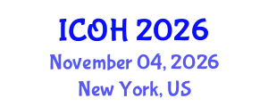 International Conference on Occupational Health (ICOH) November 04, 2026 - New York, United States