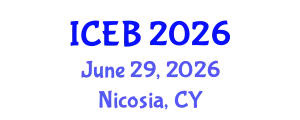 International Conference on Energy and Buildings (ICEB) June 29, 2026 - Nicosia, Cyprus