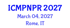 International Conference on Medicinal Plants and Natural Products Research (ICMPNPR) March 04, 2027 - Rome, Italy