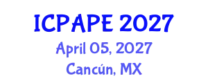 International Conference on Poaching and Anti-Poaching Efforts (ICPAPE) April 05, 2027 - Cancún, Mexico