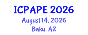 International Conference on Poaching and Anti-Poaching Efforts (ICPAPE) August 14, 2026 - Baku, Azerbaijan