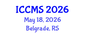 International Conference on Communications and Media Studies (ICCMS) May 18, 2026 - Belgrade, Serbia