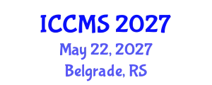 International Conference on Communications and Media Studies (ICCMS) May 22, 2027 - Belgrade, Serbia