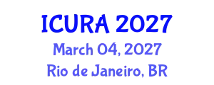 International Conference on Urban Resilience and Adaptation (ICURA) March 04, 2027 - Rio de Janeiro, Brazil
