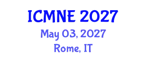 International Conference on Medical and Nursing Education (ICMNE) May 03, 2027 - Rome, Italy