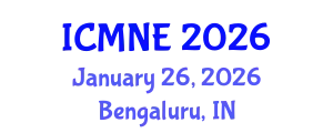 International Conference on Medical and Nursing Education (ICMNE) January 26, 2026 - Bengaluru, India