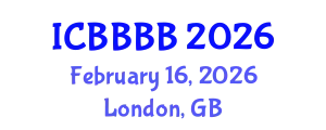 International Conference on Biomathematics, Biostatistics, Bioinformatics and Bioengineering (ICBBBB) February 16, 2026 - London, United Kingdom