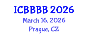 International Conference on Biomathematics, Biostatistics, Bioinformatics and Bioengineering (ICBBBB) March 16, 2026 - Prague, Czechia