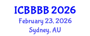 International Conference on Biomathematics, Biostatistics, Bioinformatics and Bioengineering (ICBBBB) February 23, 2026 - Sydney, Australia