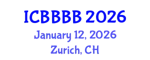 International Conference on Biomathematics, Biostatistics, Bioinformatics and Bioengineering (ICBBBB) January 12, 2026 - Zurich, Switzerland