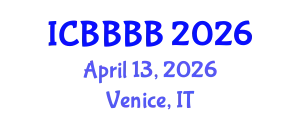 International Conference on Biomathematics, Biostatistics, Bioinformatics and Bioengineering (ICBBBB) April 13, 2026 - Venice, Italy
