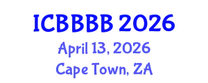 International Conference on Biomathematics, Biostatistics, Bioinformatics and Bioengineering (ICBBBB) April 13, 2026 - Cape Town, South Africa