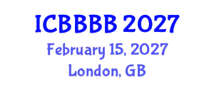 International Conference on Biomathematics, Biostatistics, Bioinformatics and Bioengineering (ICBBBB) February 15, 2027 - London, United Kingdom