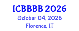 International Conference on Biomathematics, Biostatistics, Bioinformatics and Bioengineering (ICBBBB) October 04, 2026 - Florence, Italy